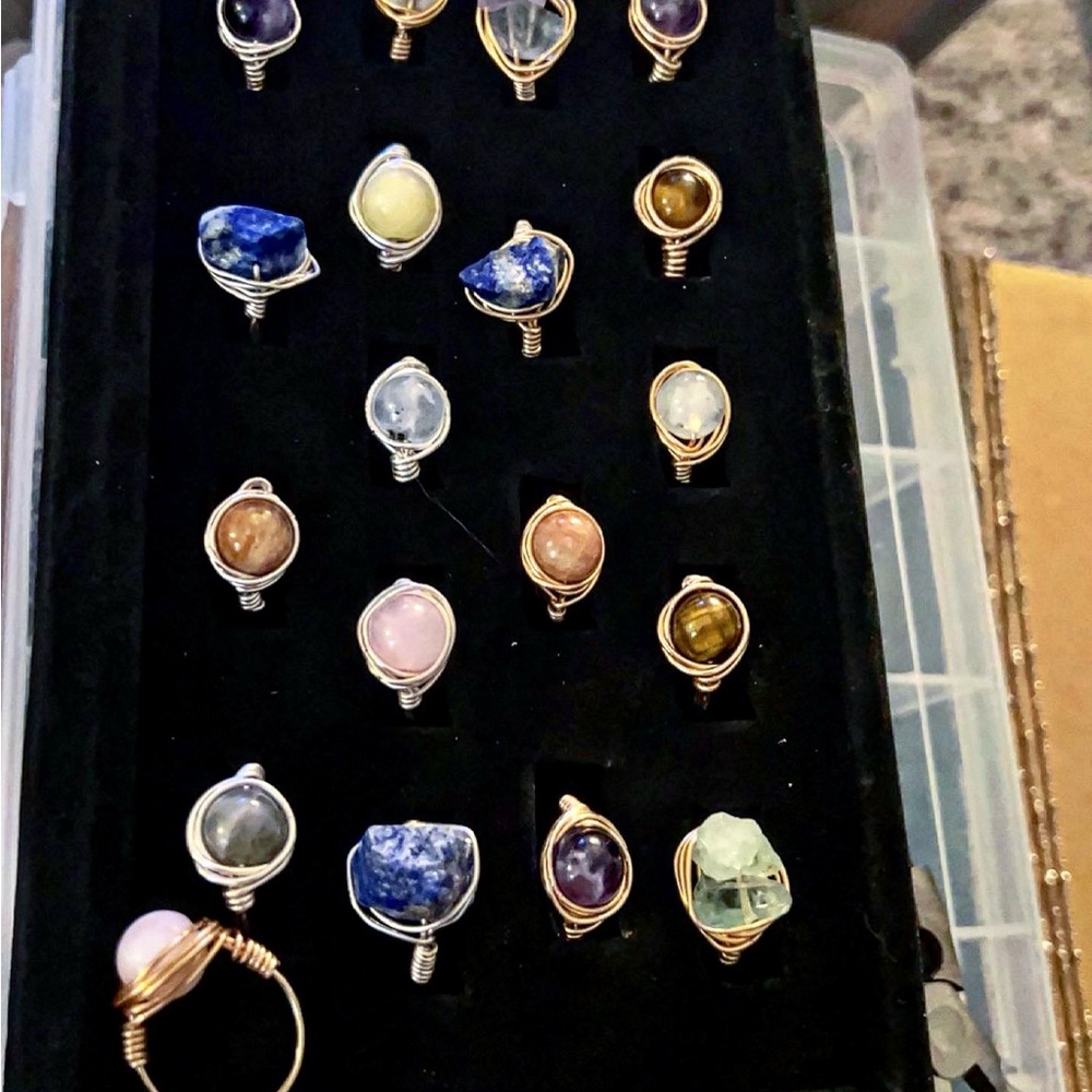 Custom Wire Wrapped Rings - Picture 2 of 5